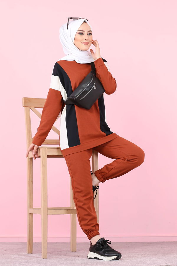 TUNIK PANTOLON Kiremit - 3097
