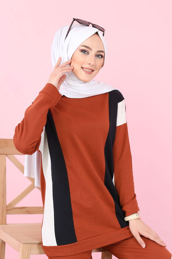 TUNIK PANTOLON Kiremit - 3097