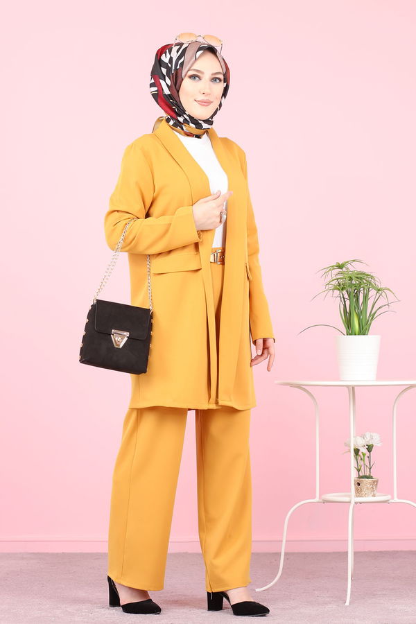 CEKET PANTOLON Sarı - 8398