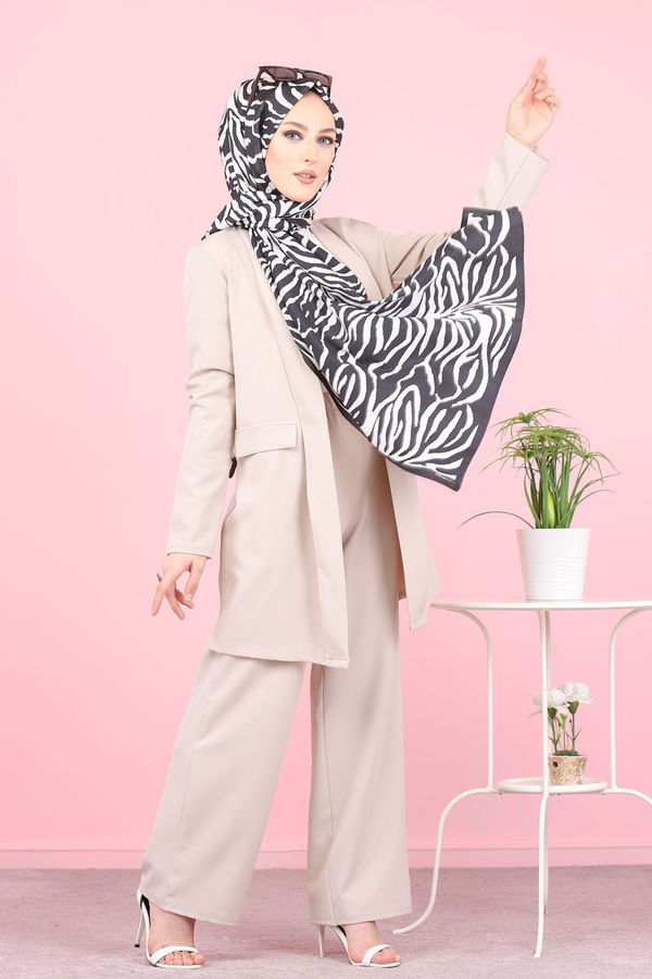CEKET PANTOLON Bej - 8398