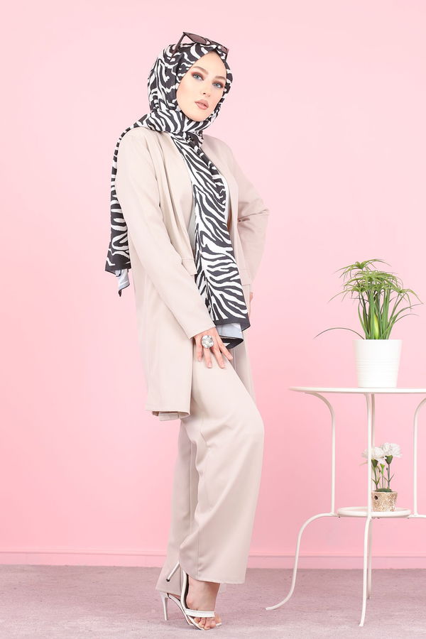 CEKET PANTOLON Bej - 8398