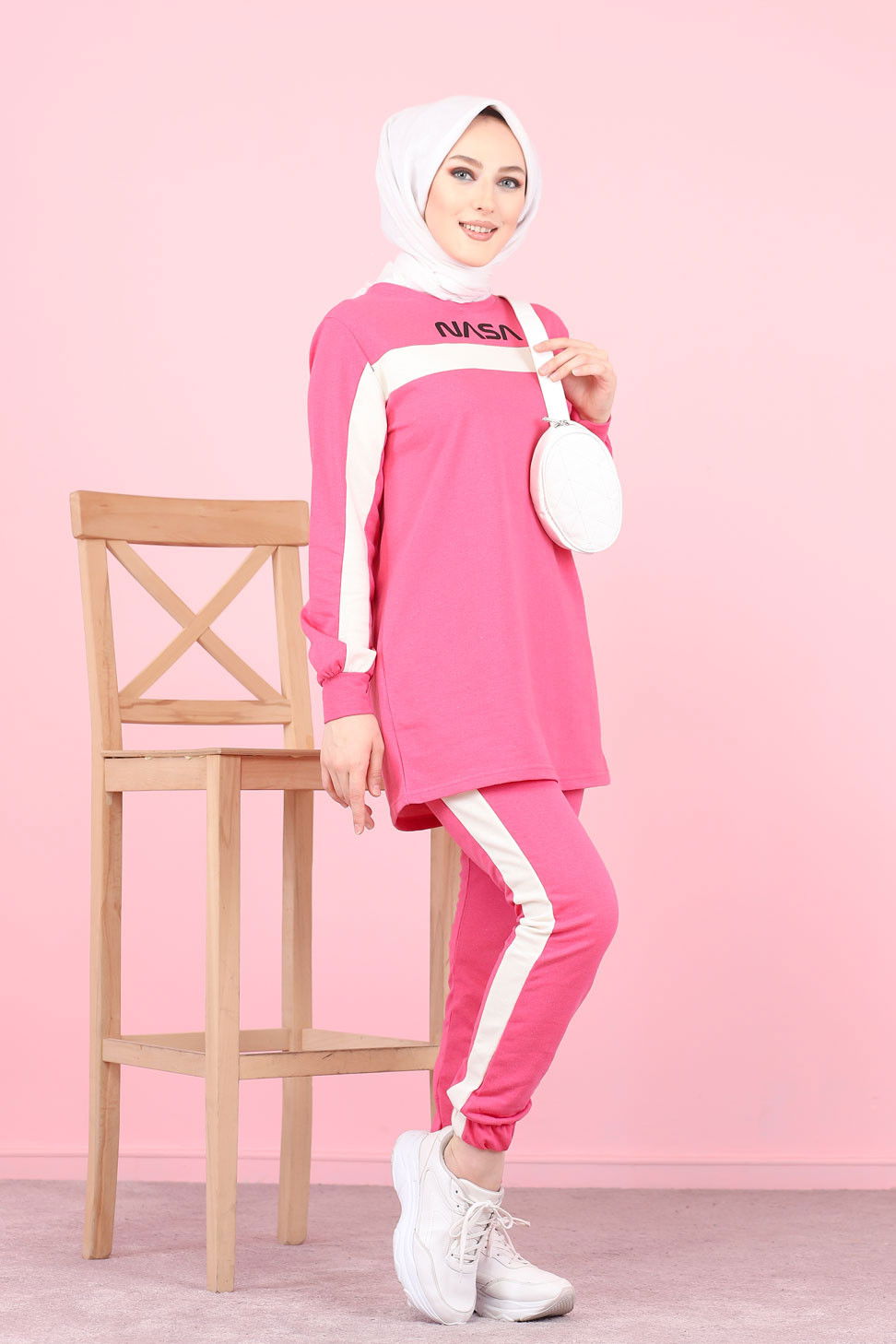 TUNIK PANTOLON Pembe - 8412