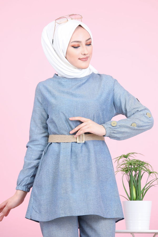 Tunık Pantolon Mavi - 2792