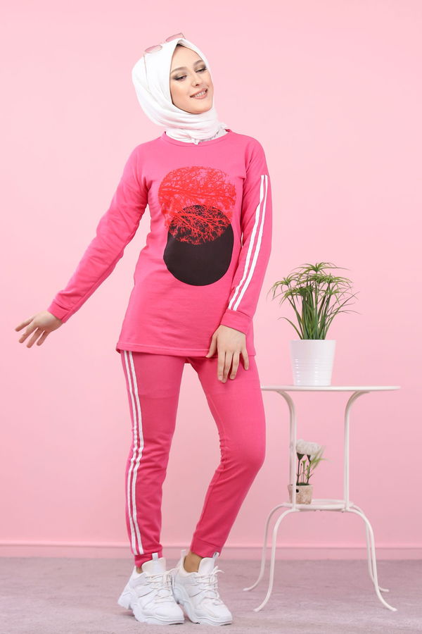 TUNIK PANTOLON Fuşya - 4139 FUŞYA