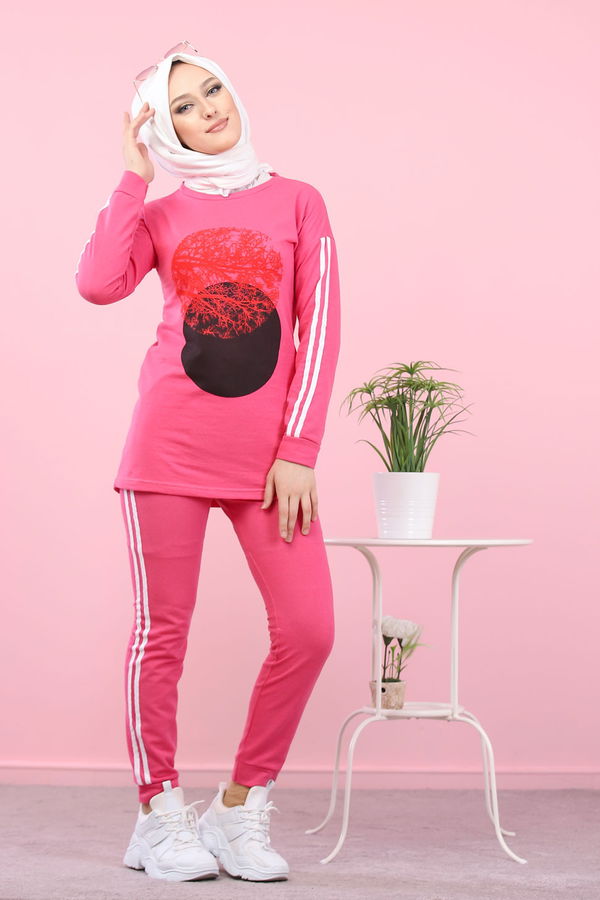 TUNIK PANTOLON Fuşya - 4139 FUŞYA