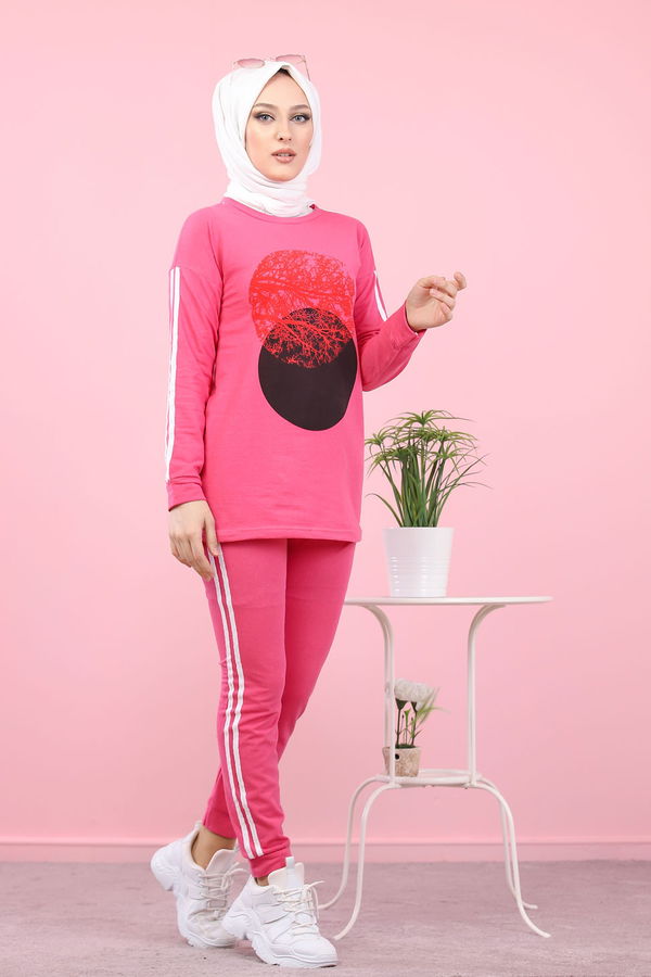 TUNIK PANTOLON Fuşya - 4139 FUŞYA
