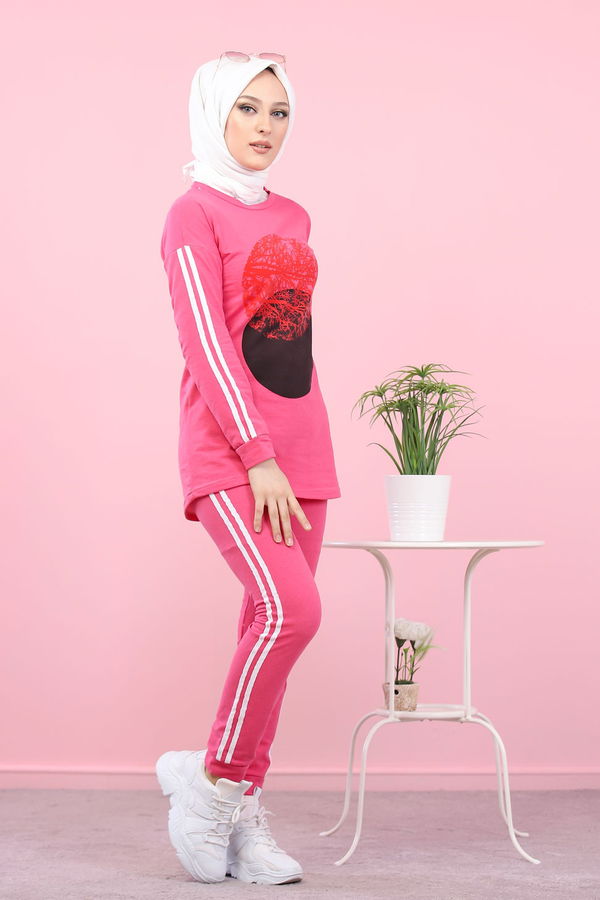 TUNIK PANTOLON Fuşya - 4139 FUŞYA