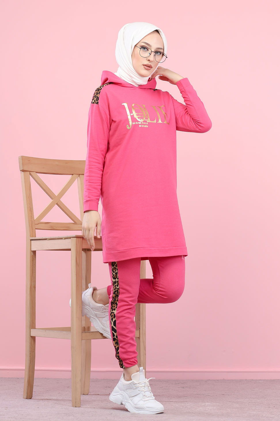 Tunık + Pantolon Pembe - 8328 PEMBE