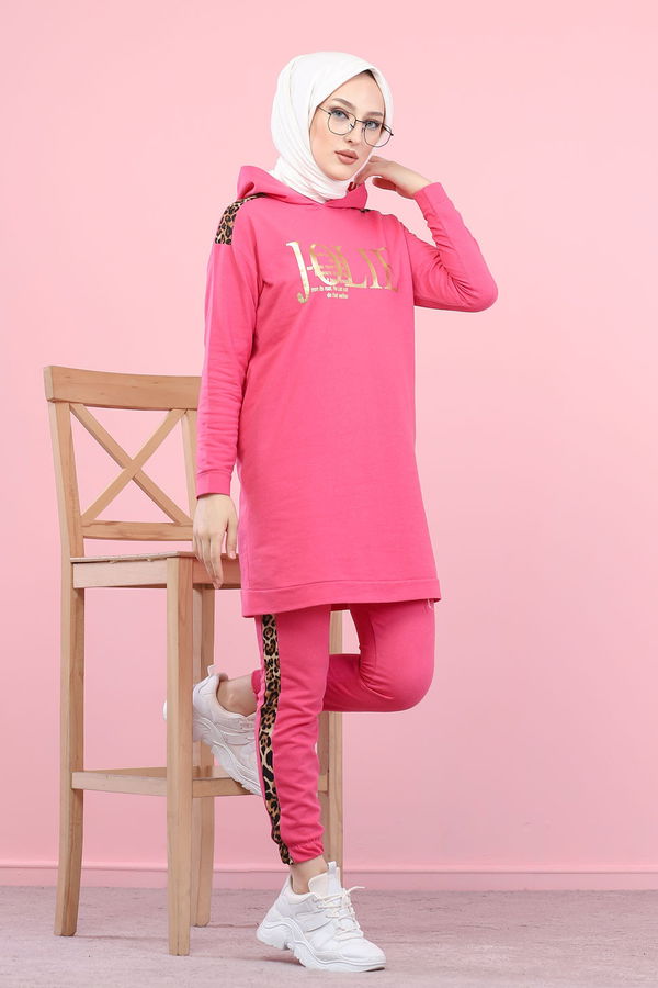 Tunık + Pantolon Pembe - 8328 PEMBE