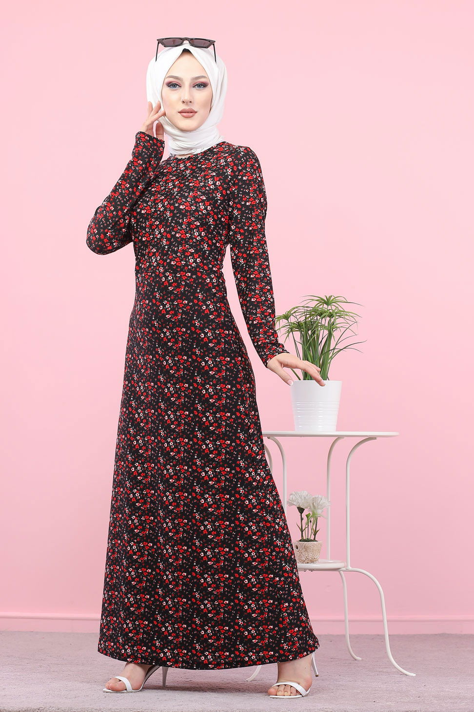 8516 ELBISE Siyah - 8516