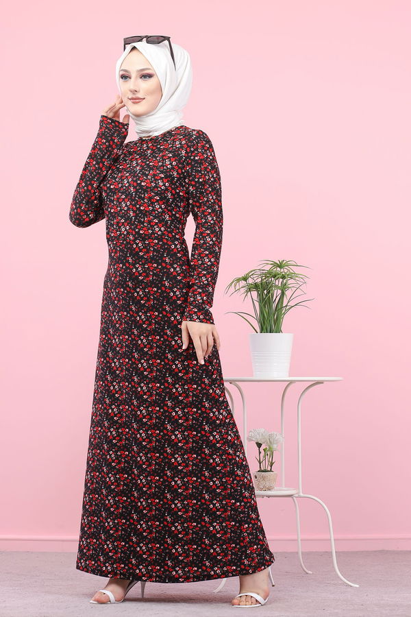 8516 ELBISE Siyah - 8516