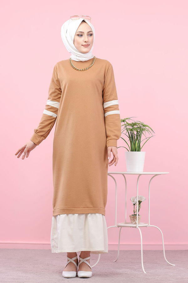 GARNILI ELBISE Taba - 3080