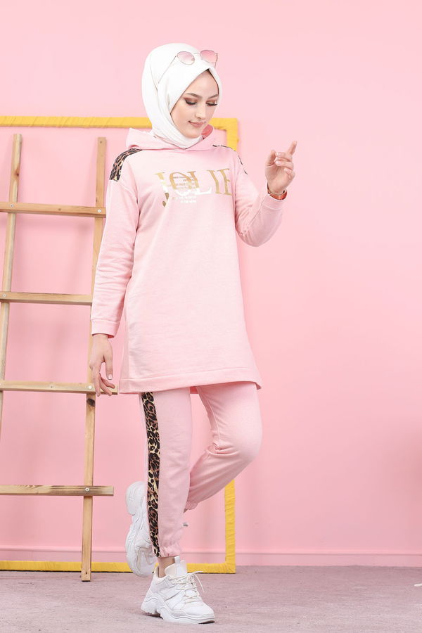 Tunık + Pantolon Pembe - 8328 PEMBE