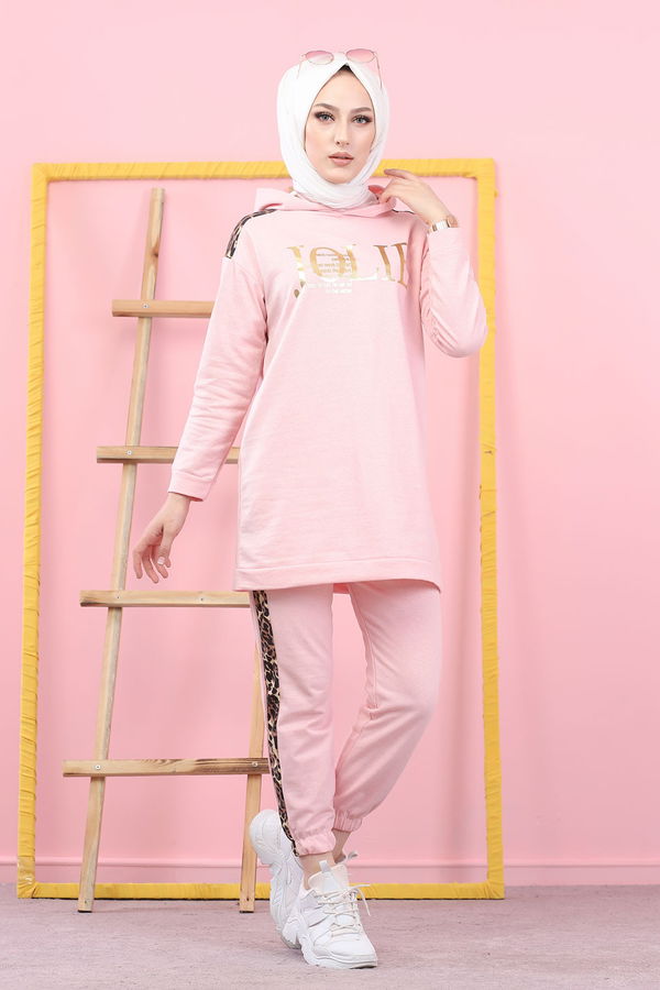 Tunık + Pantolon Pembe - 8328 PEMBE