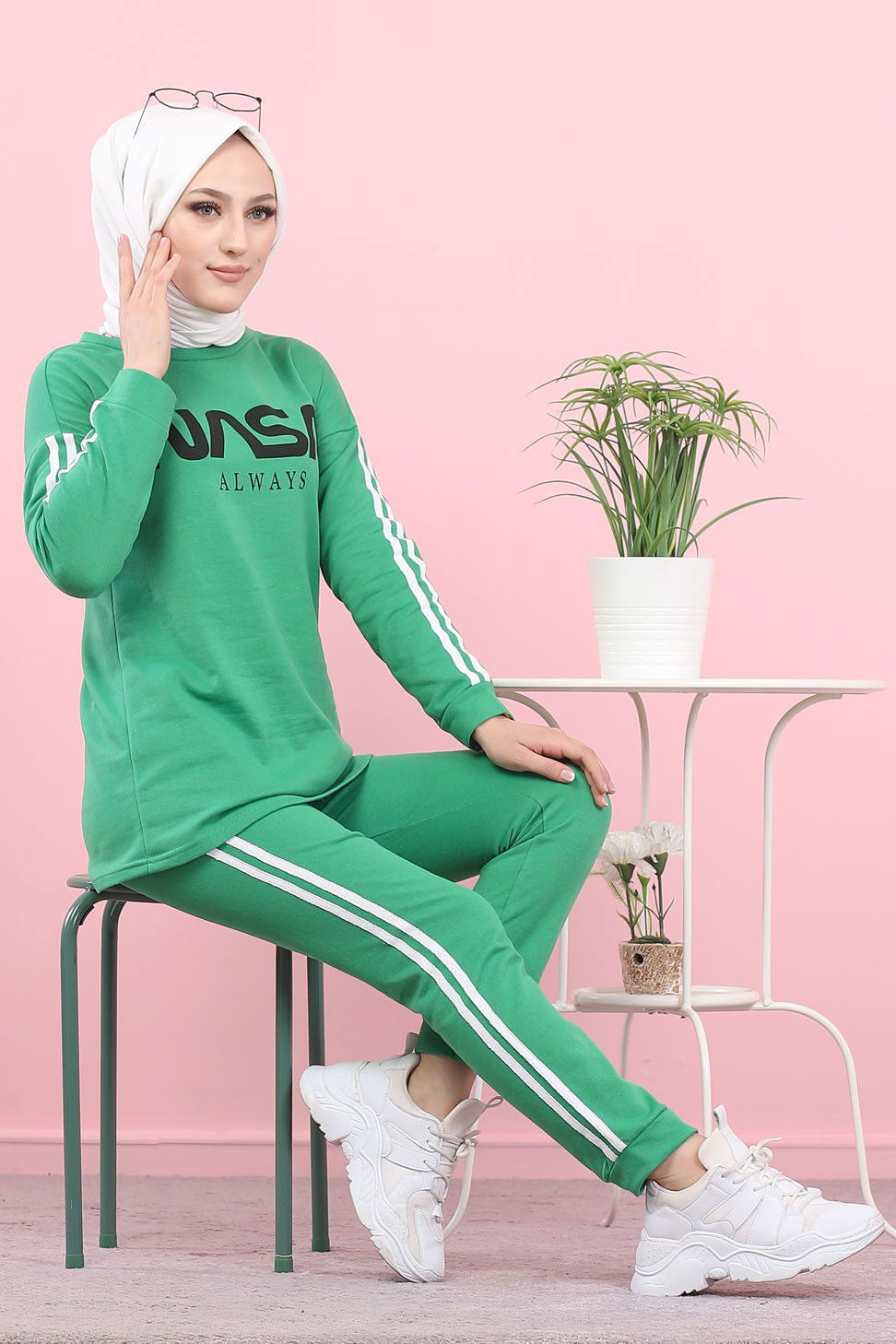 TUNIK PANTOLON Yeşil - 4141