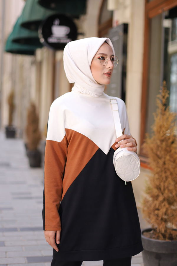 TUNIK PANTOLON Kahverengi - 3057 KAHVERENGİ