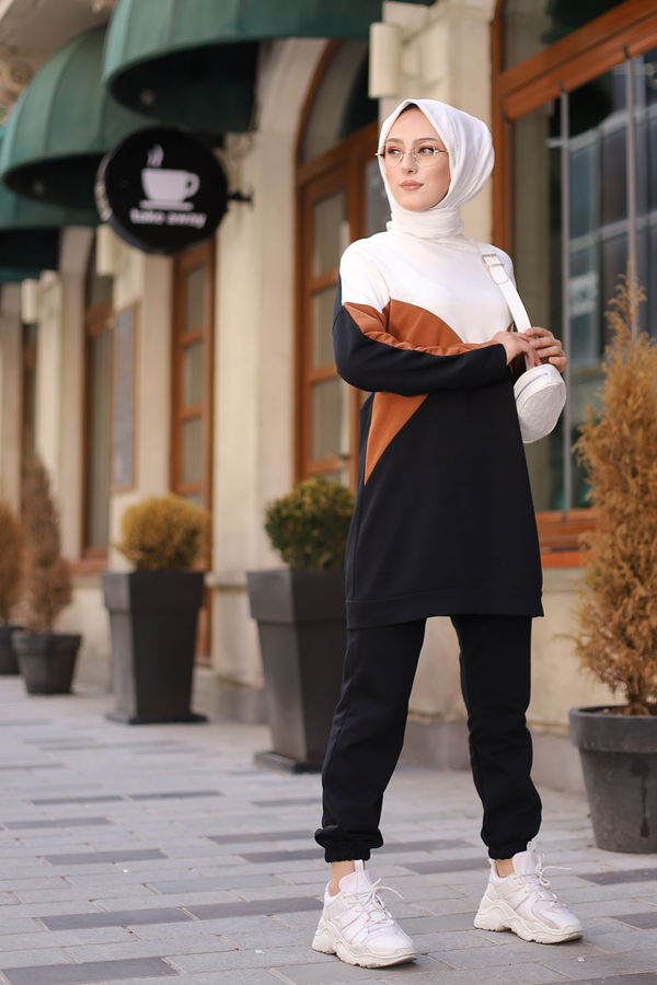 TUNIK PANTOLON Kahverengi - 3057 KAHVERENGİ