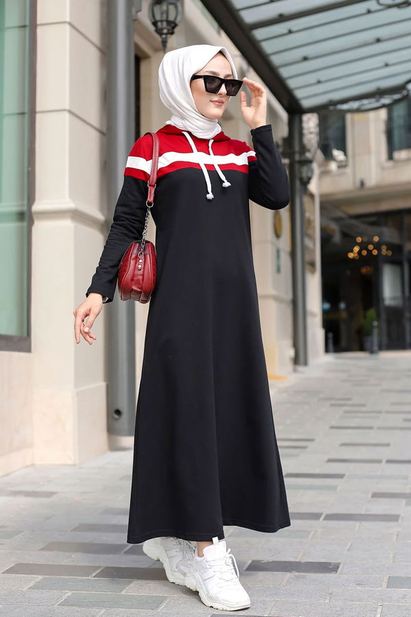 GARNILI ELBISE Bordo - 3090