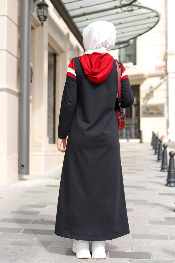 GARNILI ELBISE Bordo - 3090