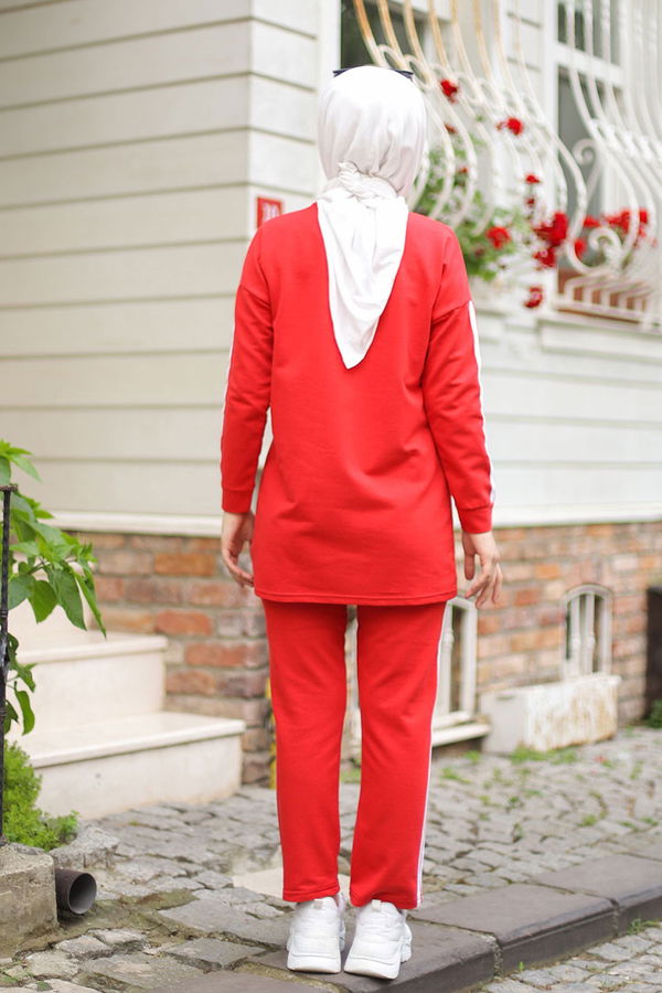 TUNIK PANTOLON Kırmızı - 8401
