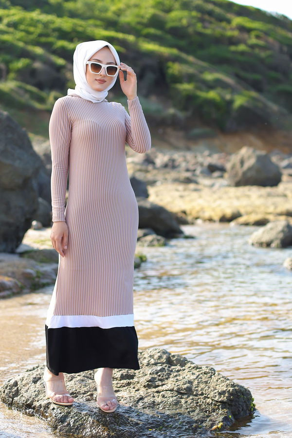 5269 ELBISE Vizon - 5269 VİZON