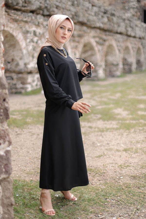 3120 TUNIK ETEK Siyah - 3120 SİYAH