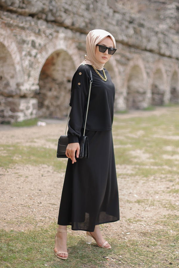 3120 TUNIK ETEK Siyah - 3120 SİYAH
