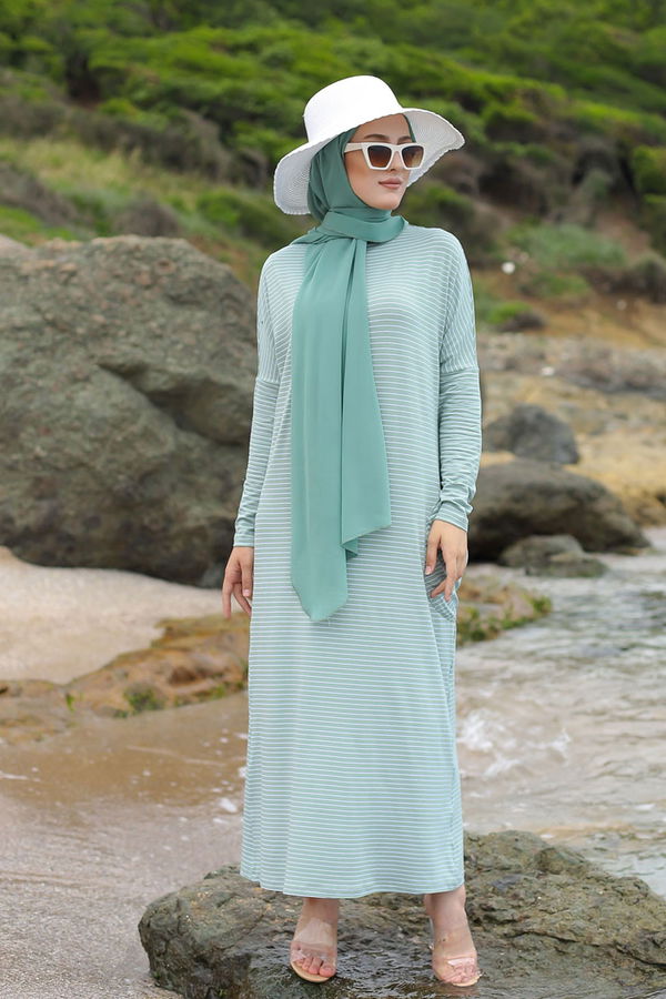 5268 ELBISE Yeşil - 5268
