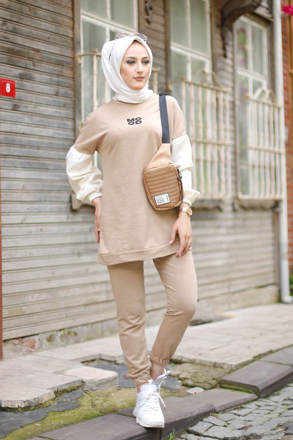TUNIK PANTOLON Bej - 3087 BEJ