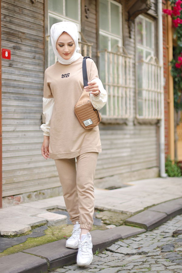 TUNIK PANTOLON Bej - 3087 BEJ