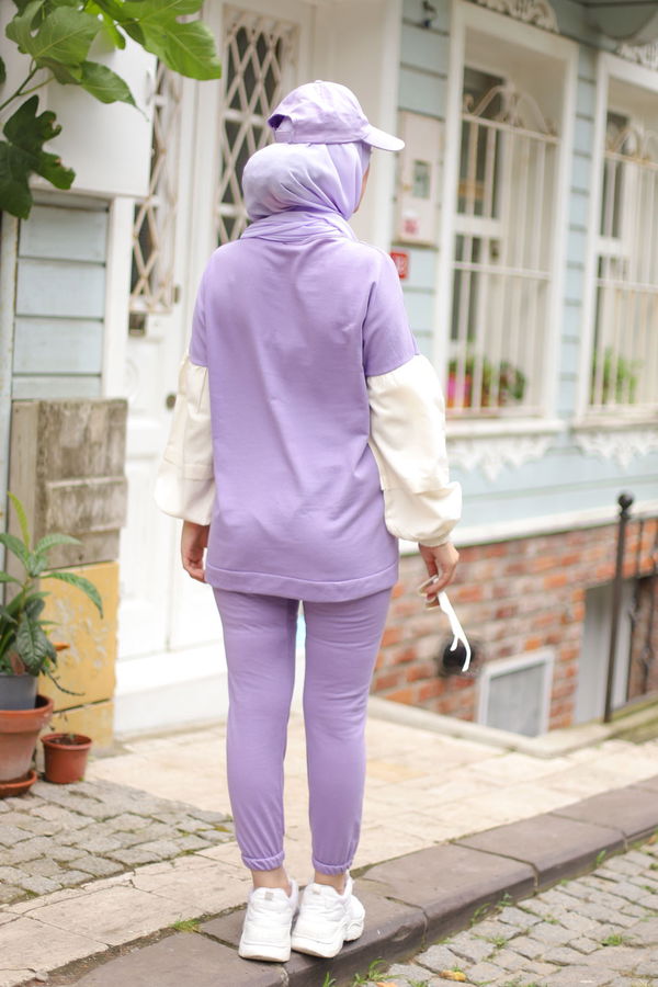 TUNIK PANTOLON Lila - 3087 LİLA