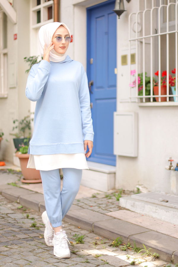 TUNIK PANTOLON Mavi - 8330