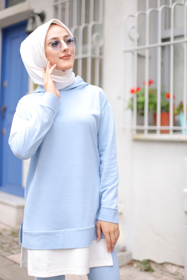 TUNIK PANTOLON Mavi - 8330