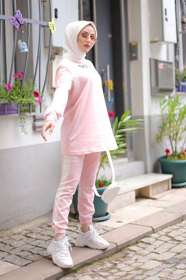 TUNIK PANTOLON Pembe - 8412 PEMBE