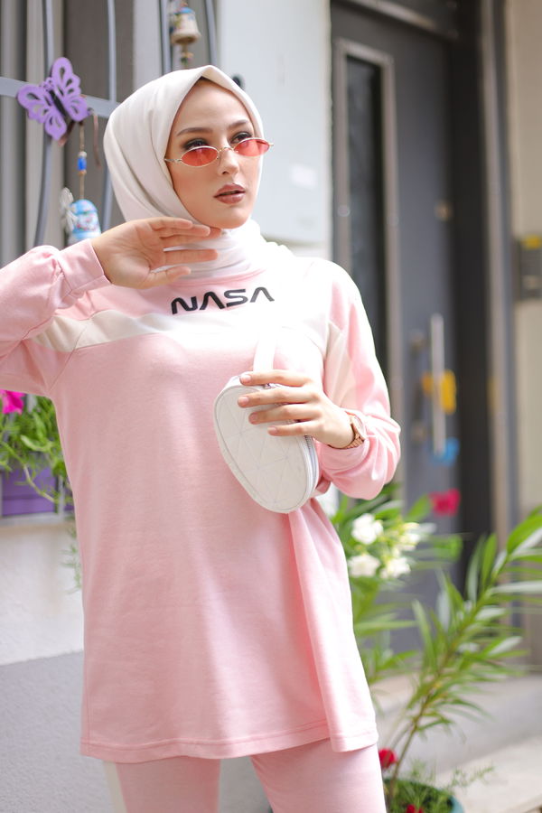 TUNIK PANTOLON Pembe - 8412 PEMBE