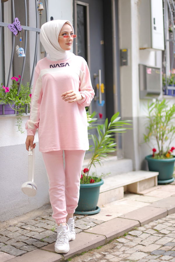 TUNIK PANTOLON Pembe - 8412 PEMBE