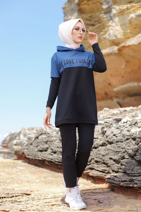 TUNIK PANTOLON Mavi - 8548