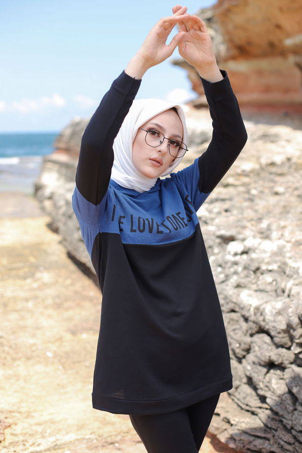 TUNIK PANTOLON Mavi - 8548