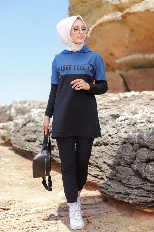 TUNIK PANTOLON Mavi - 8548
