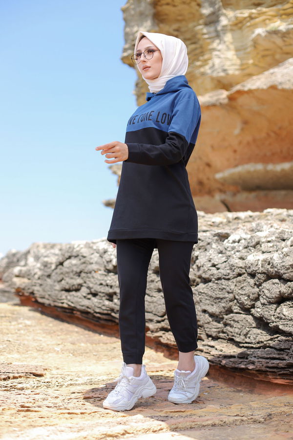TUNIK PANTOLON Mavi - 8548