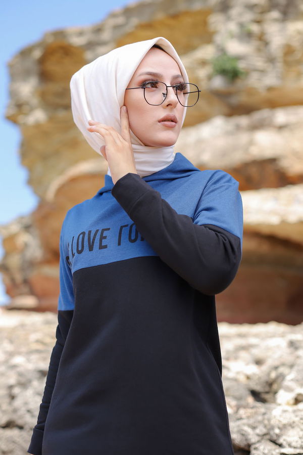 TUNIK PANTOLON Mavi - 8548