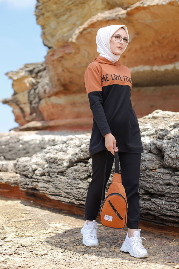 TUNIK PANTOLON Taba - 8548