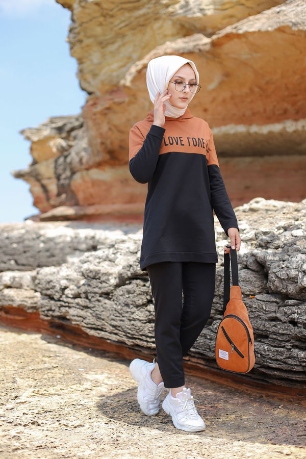 TUNIK PANTOLON Taba - 8548