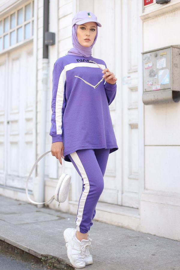 TUNIK PANTOLON Mor - 8412