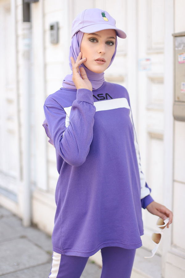 TUNIK PANTOLON Mor - 8412
