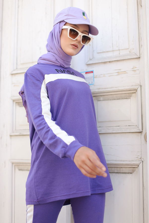 TUNIK PANTOLON Mor - 8412