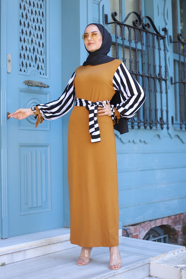 5266 ELBISE Taba - 5266