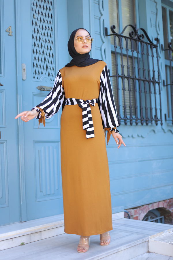 5266 ELBISE Taba - 5266