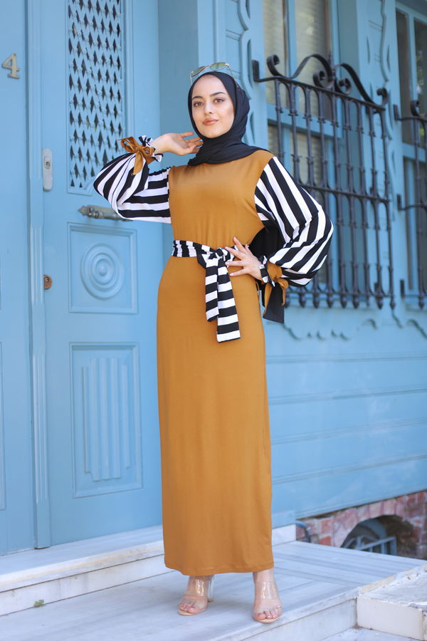 5266 ELBISE Taba - 5266