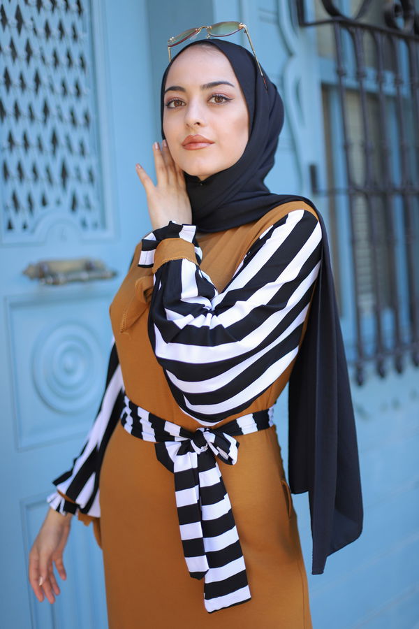 5266 ELBISE Taba - 5266